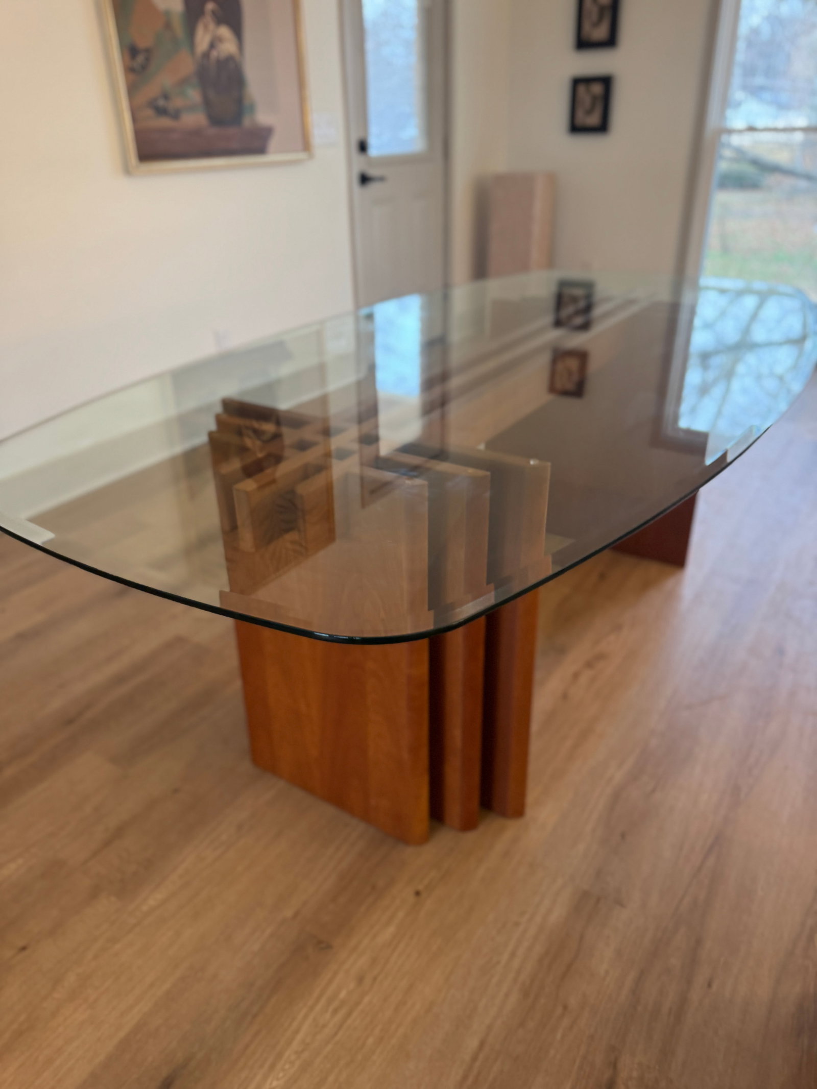 1960s Mid-Century Modern 'Benny Linden' Dining Room Table With Six Chairs - 3
