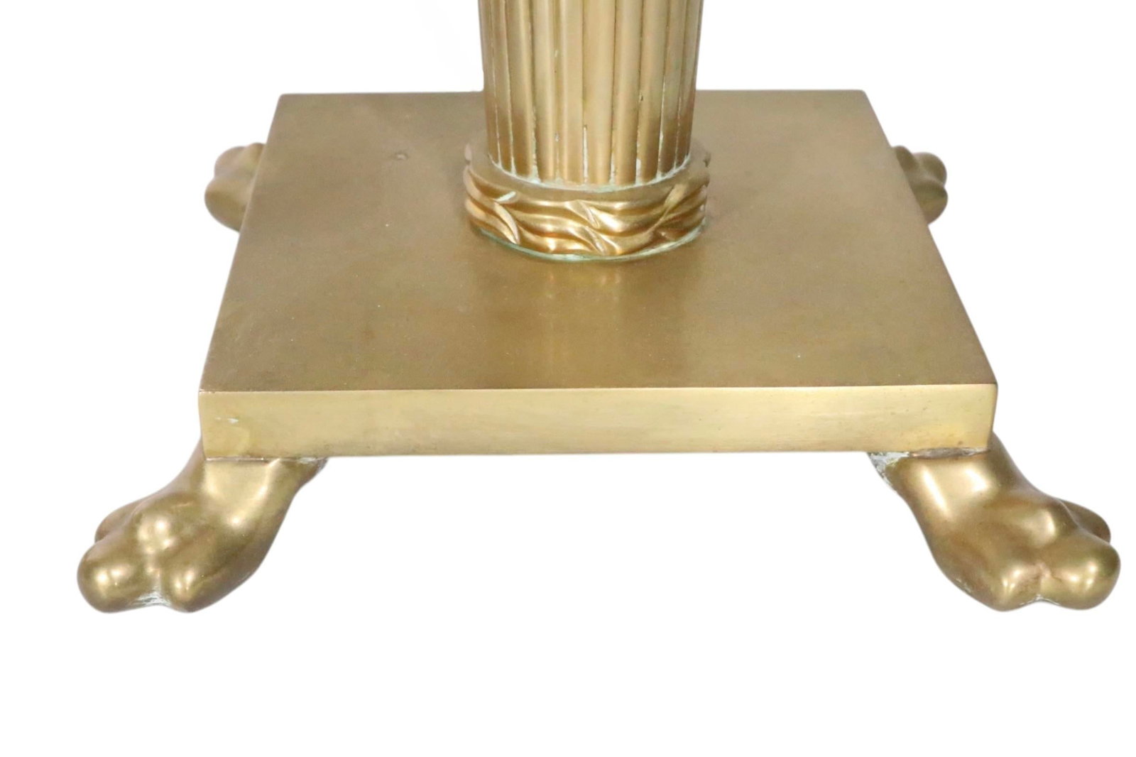 Late 20th Century Neo Classical Brass Table Lamps by Chapman - a Pair - 9