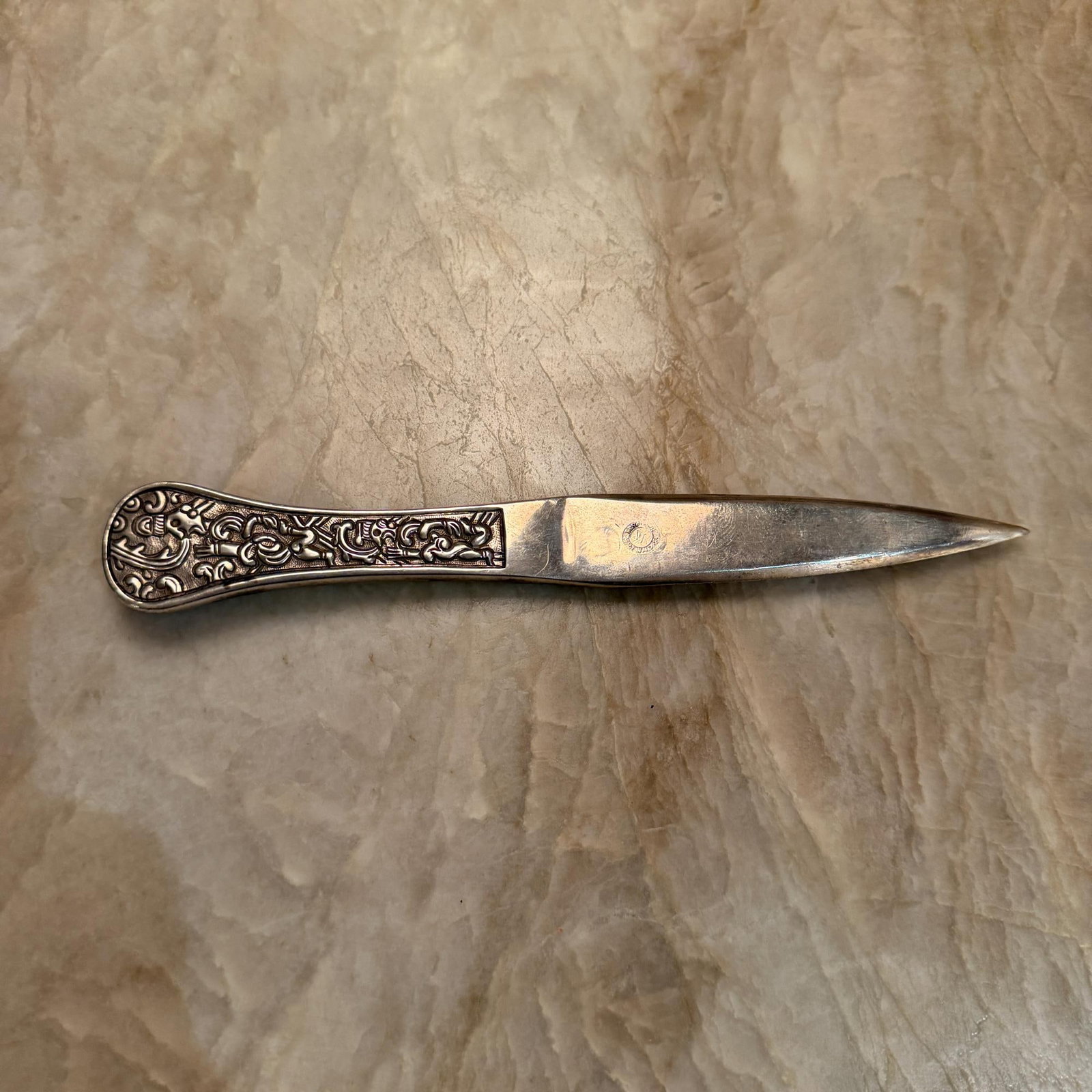 William Spratling Silver Letter Opener Mid-Century Mexican Modernism - 3