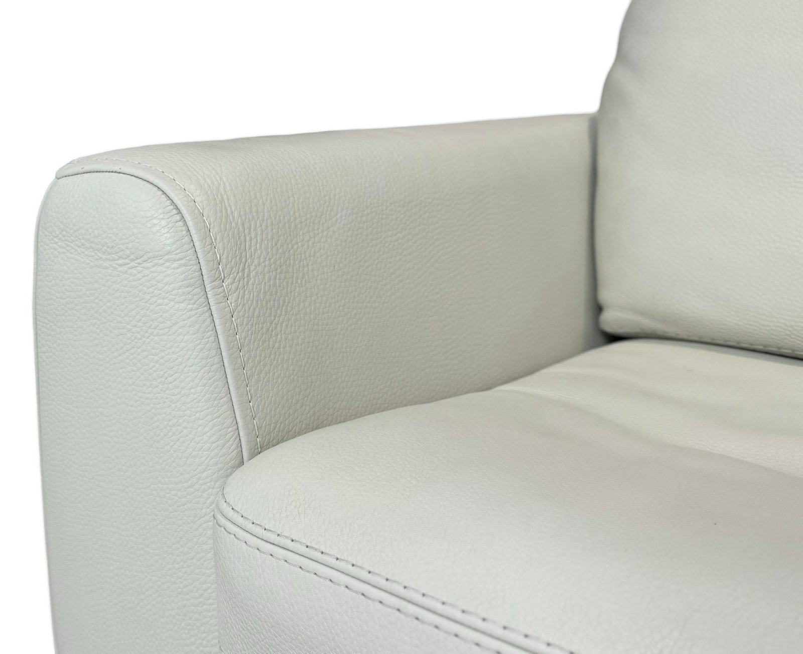 Roche Bobois Leather Sofa and Club Chairs Set. France 1990's - 3