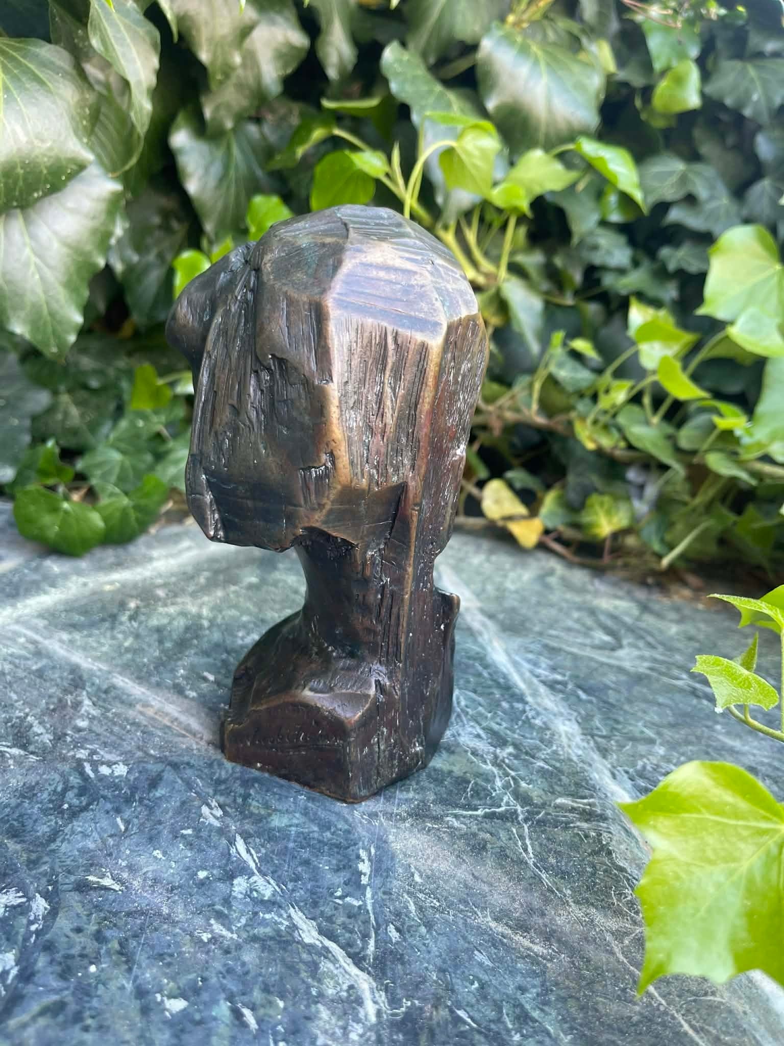 Mid 20th Century Bronze Sculpture "Taos Beauty" by Nicolai Fechin – Native American Portrait - 10