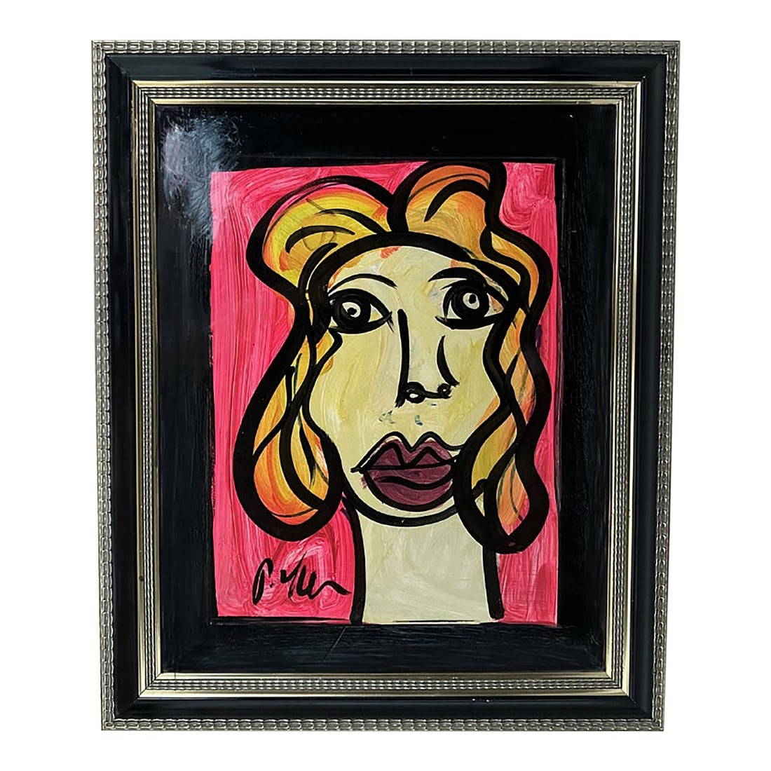 Peter Keil Painting Framed: Peter Keil is a German artist that focuses primarily on abstract expressionism. Keil painted with some of the greats including Joan MirÃ³, Pablo Picasso and Andy Warhol, to name a few. This