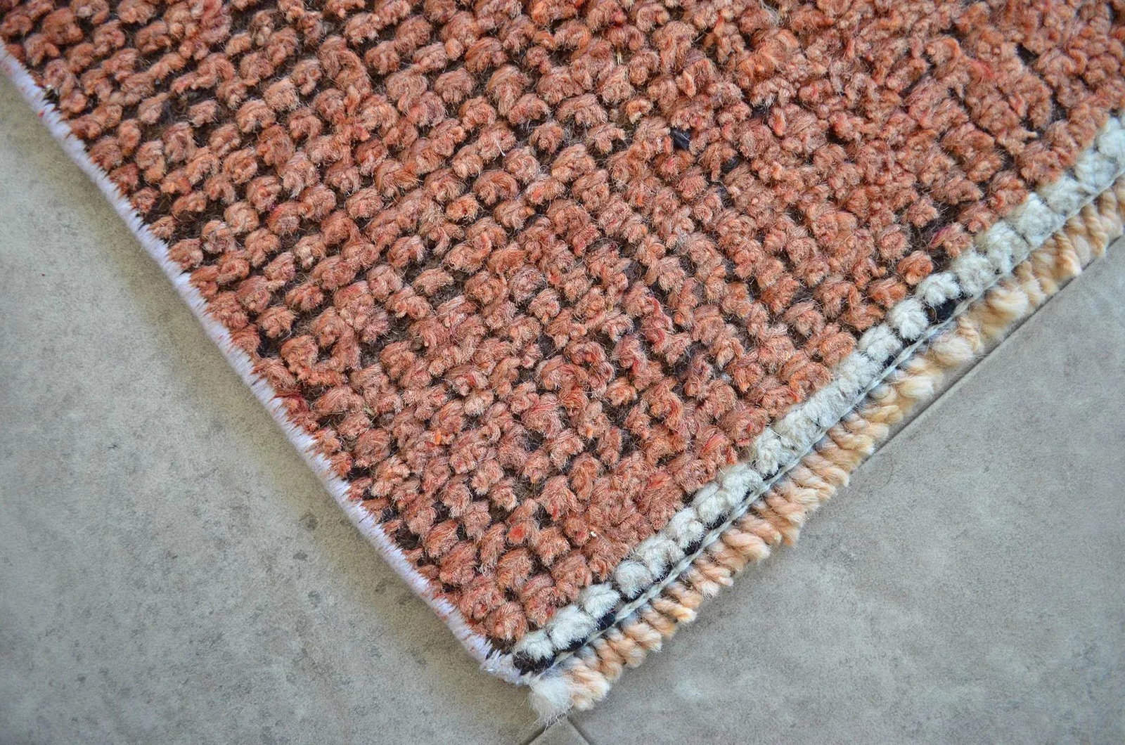 1960s Vintage Hand Knotted Turkish Runner - 9