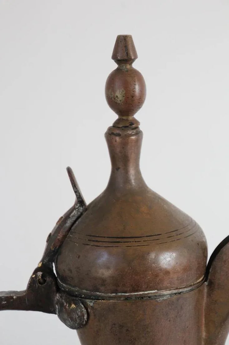 Middle Eastern Antique Dallah Arabic Coffee Pot - 10
