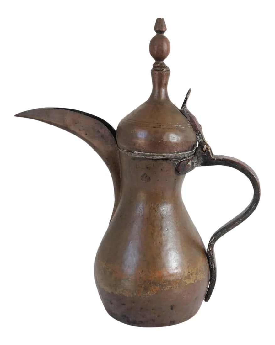 Middle Eastern Antique Dallah Arabic Coffee Pot (1 of 12)