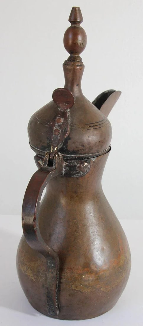 Middle Eastern Antique Dallah Arabic Coffee Pot - 6