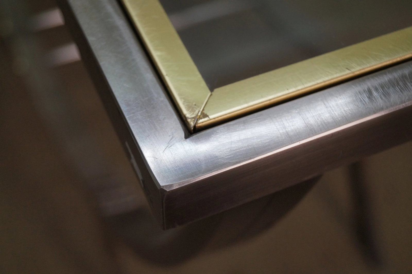 Design Institute of America Brushed Metal Console - 5