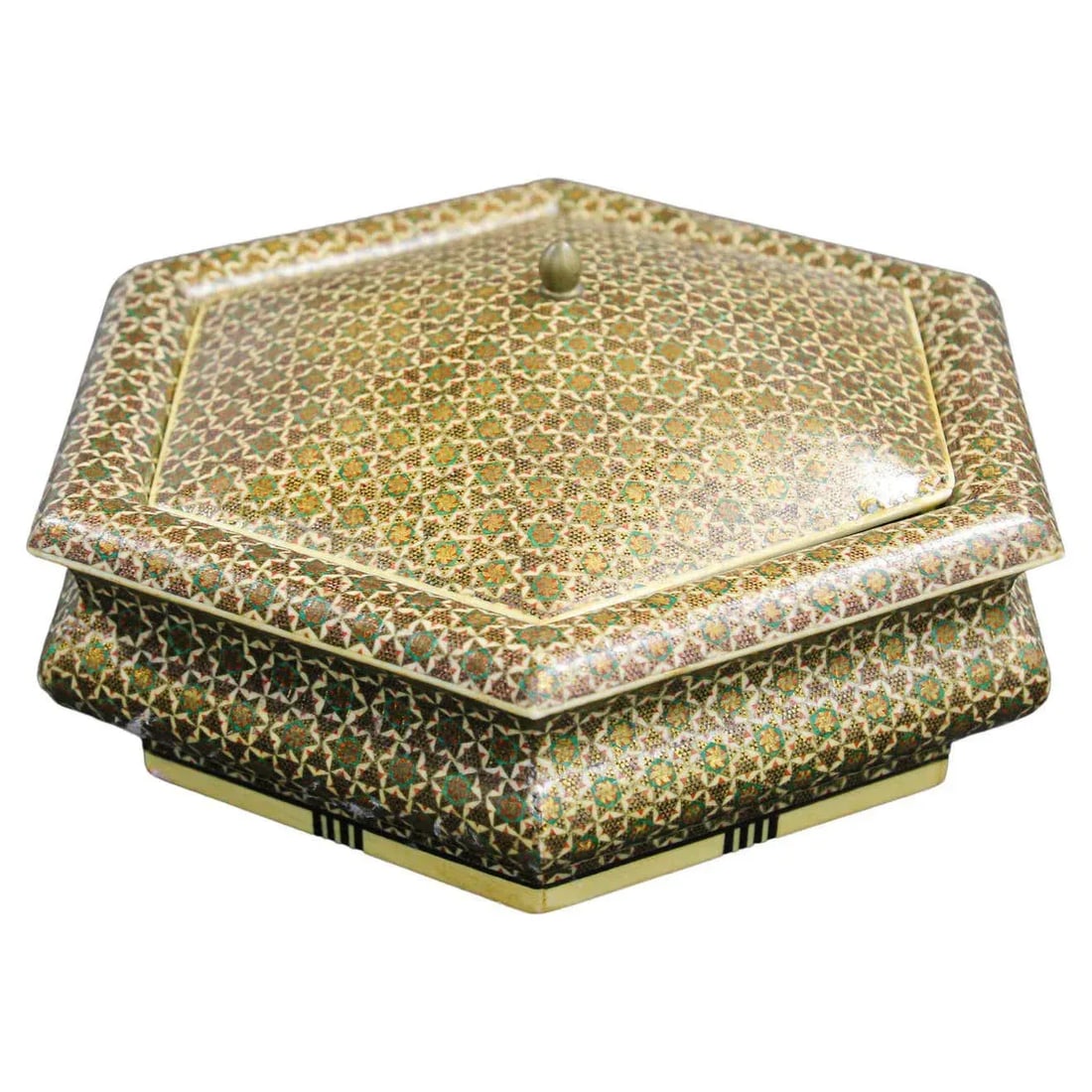 Anglo Indian Micro Sadeli Mosaic Inlaid Box - 11