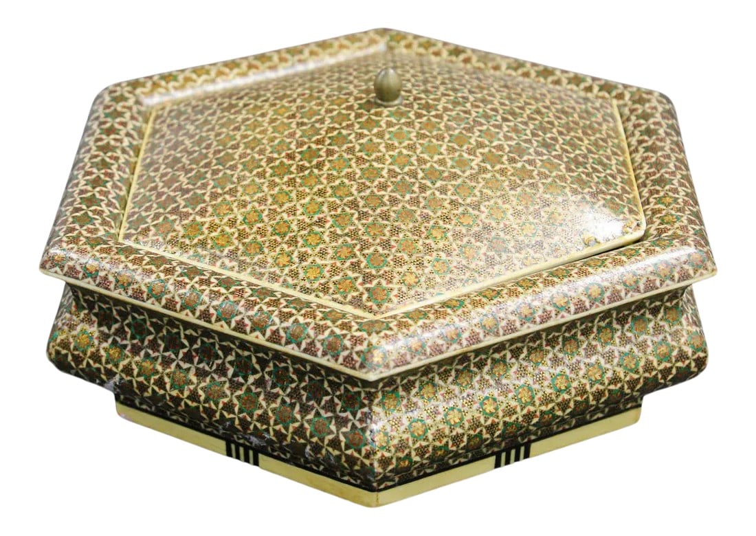 Anglo Indian Micro Sadeli Mosaic Inlaid Box (1 of 11)