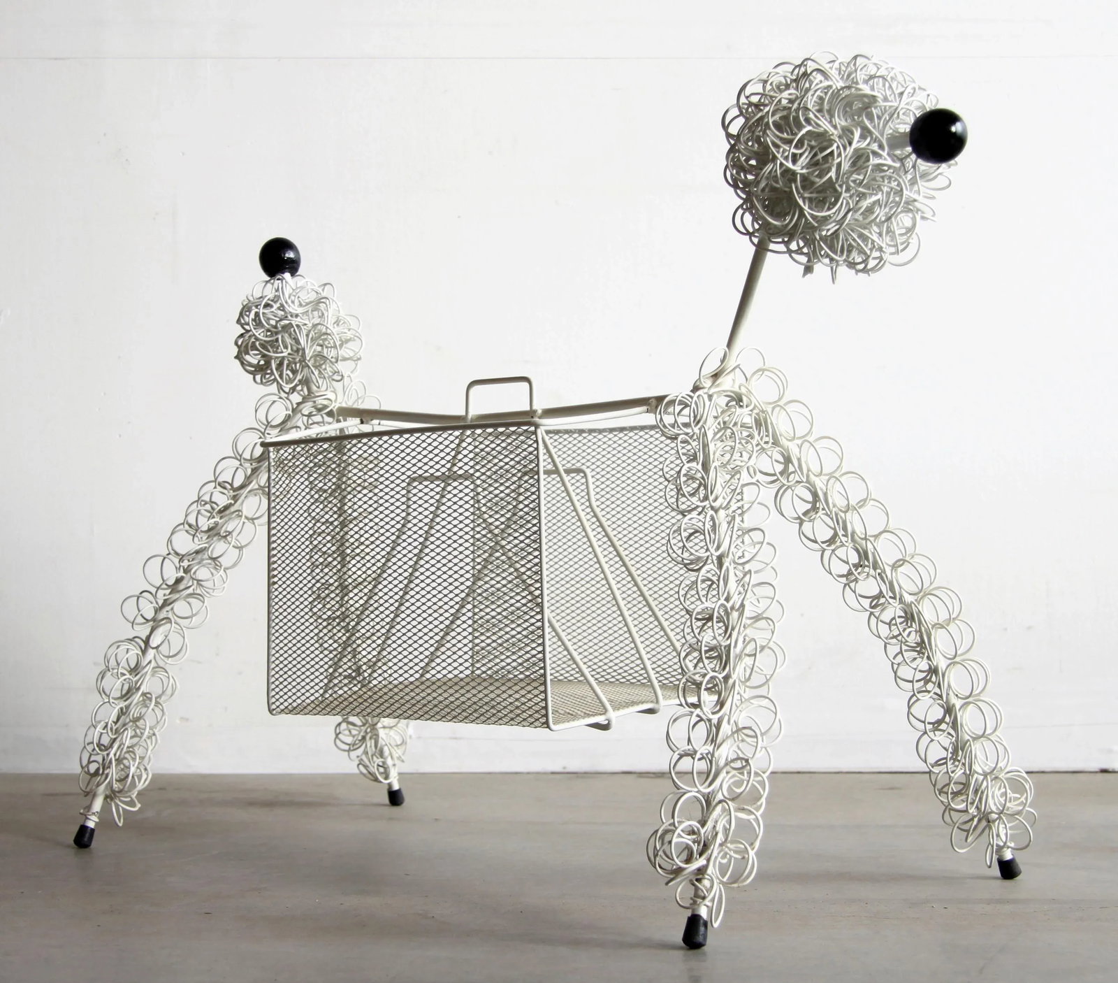 Mid Century Modern Frederic Weinberg Style Poodle Magazine Holder - 10