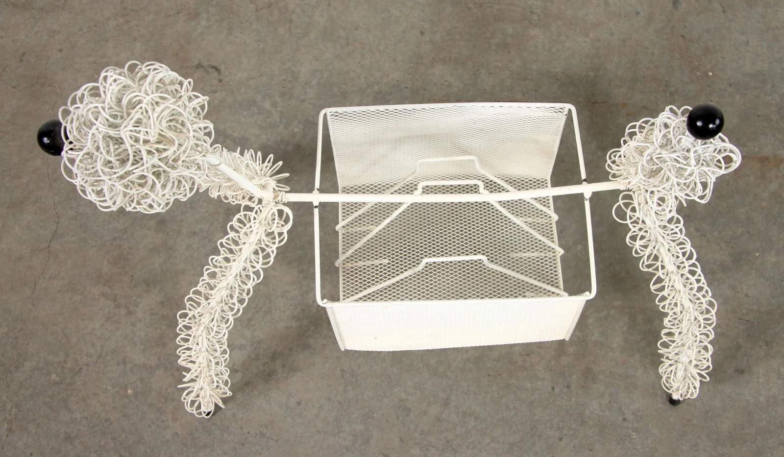 Mid Century Modern Frederic Weinberg Style Poodle Magazine Holder - 5