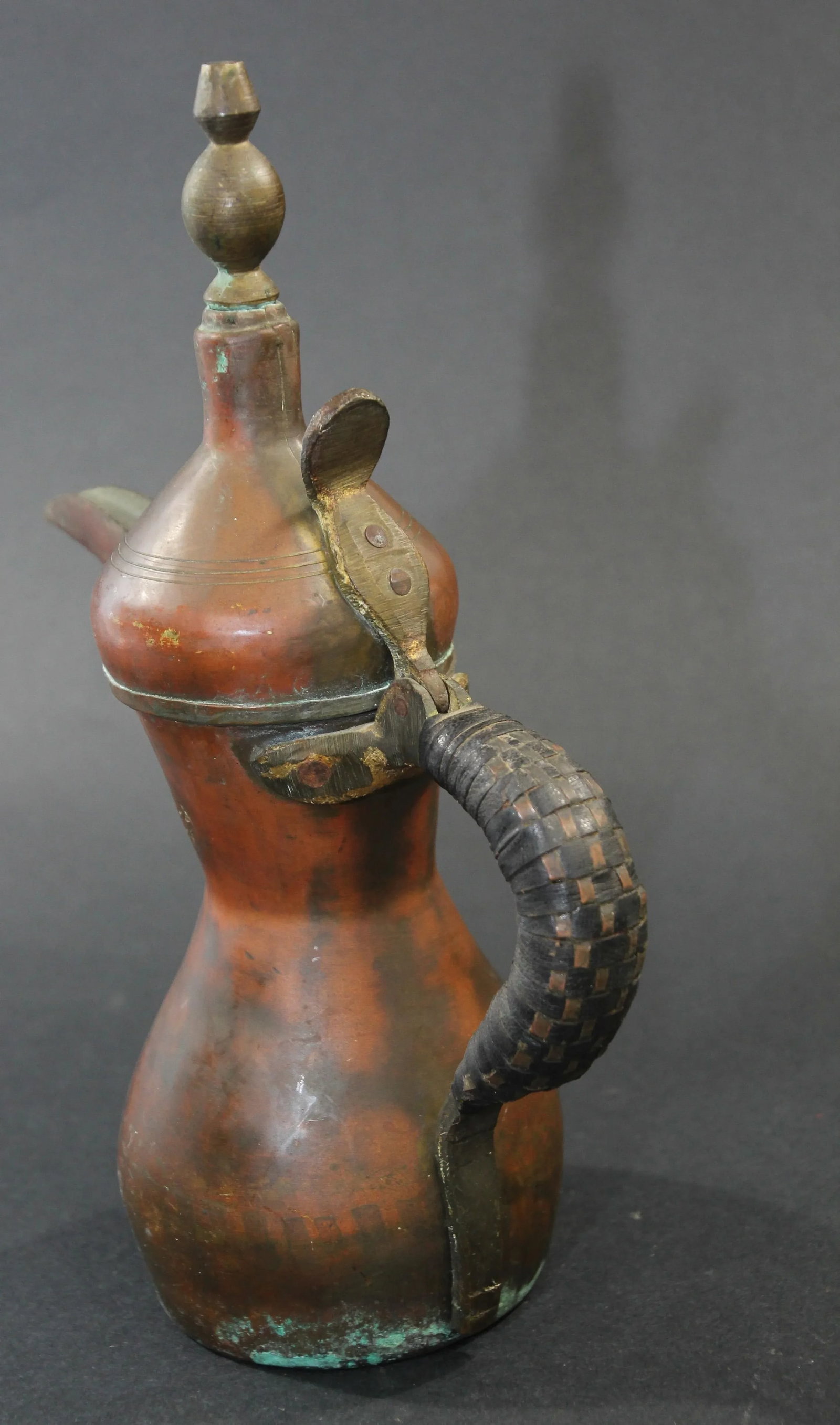 Arabian Middle Eastern Dallah Moorish Coffee Pot - 11