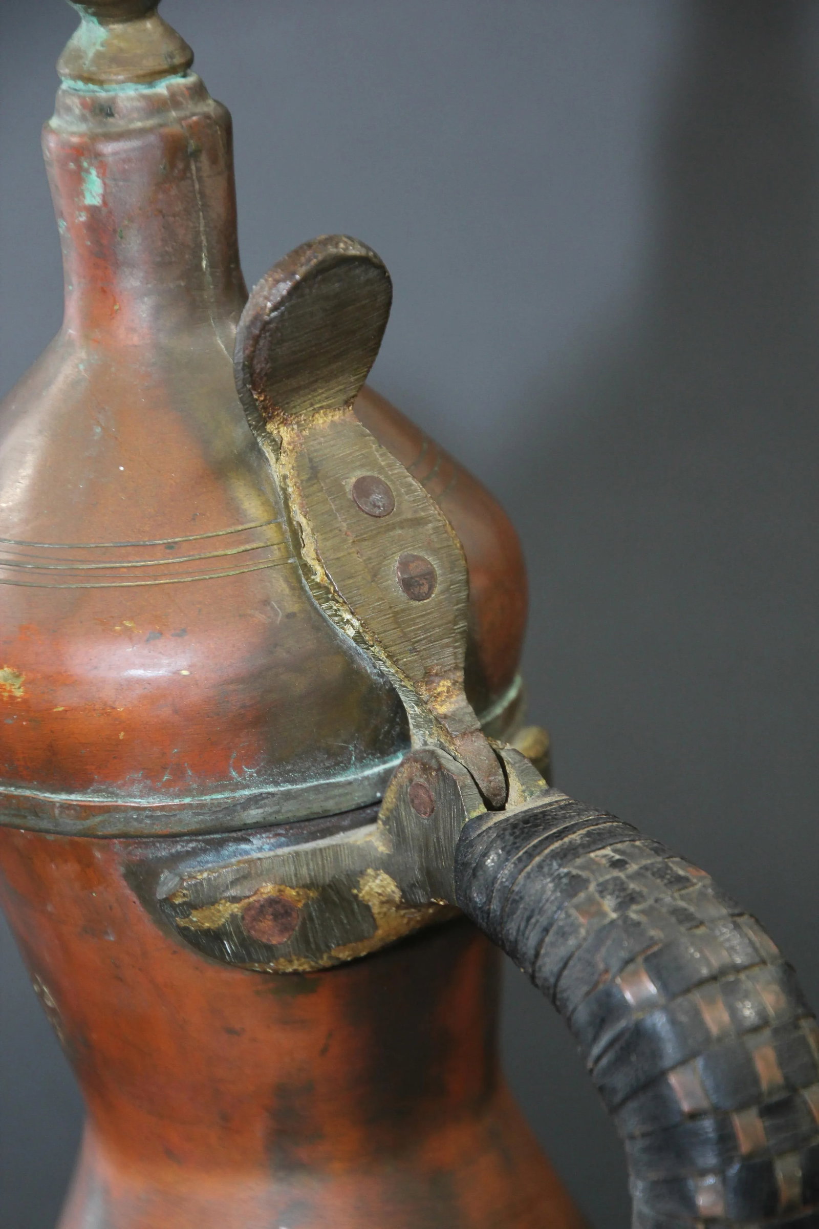 Arabian Middle Eastern Dallah Moorish Coffee Pot - 12