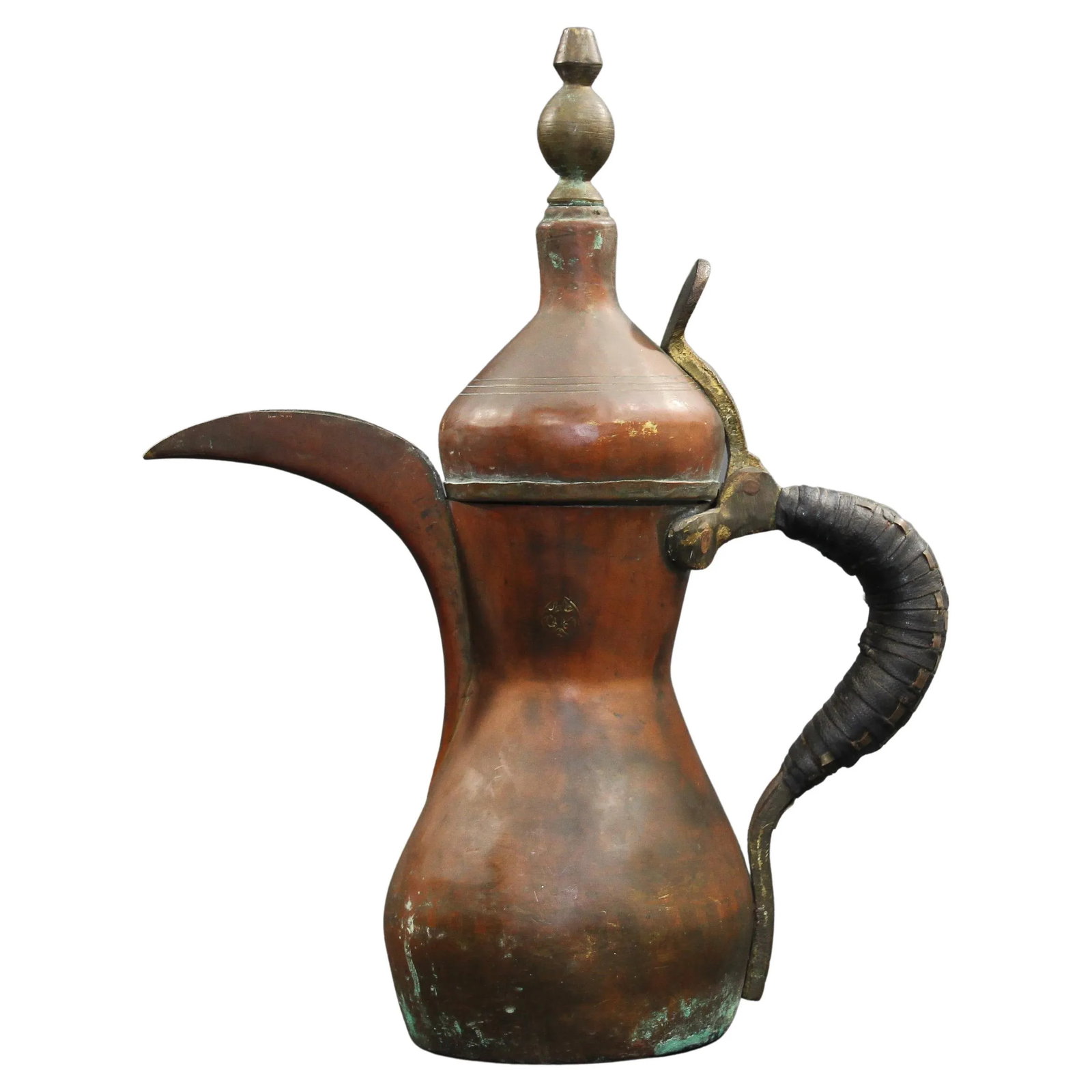 Arabian Middle Eastern Dallah Moorish Coffee Pot - 13