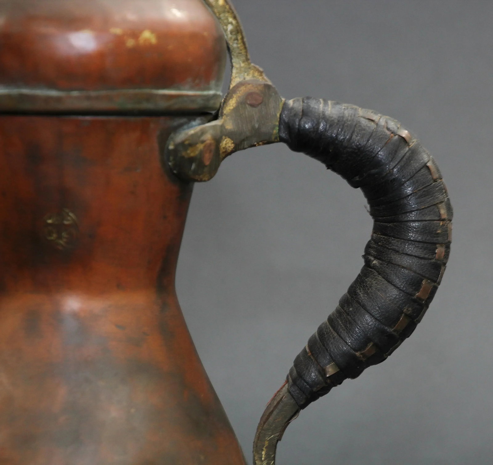Arabian Middle Eastern Dallah Moorish Coffee Pot - 8