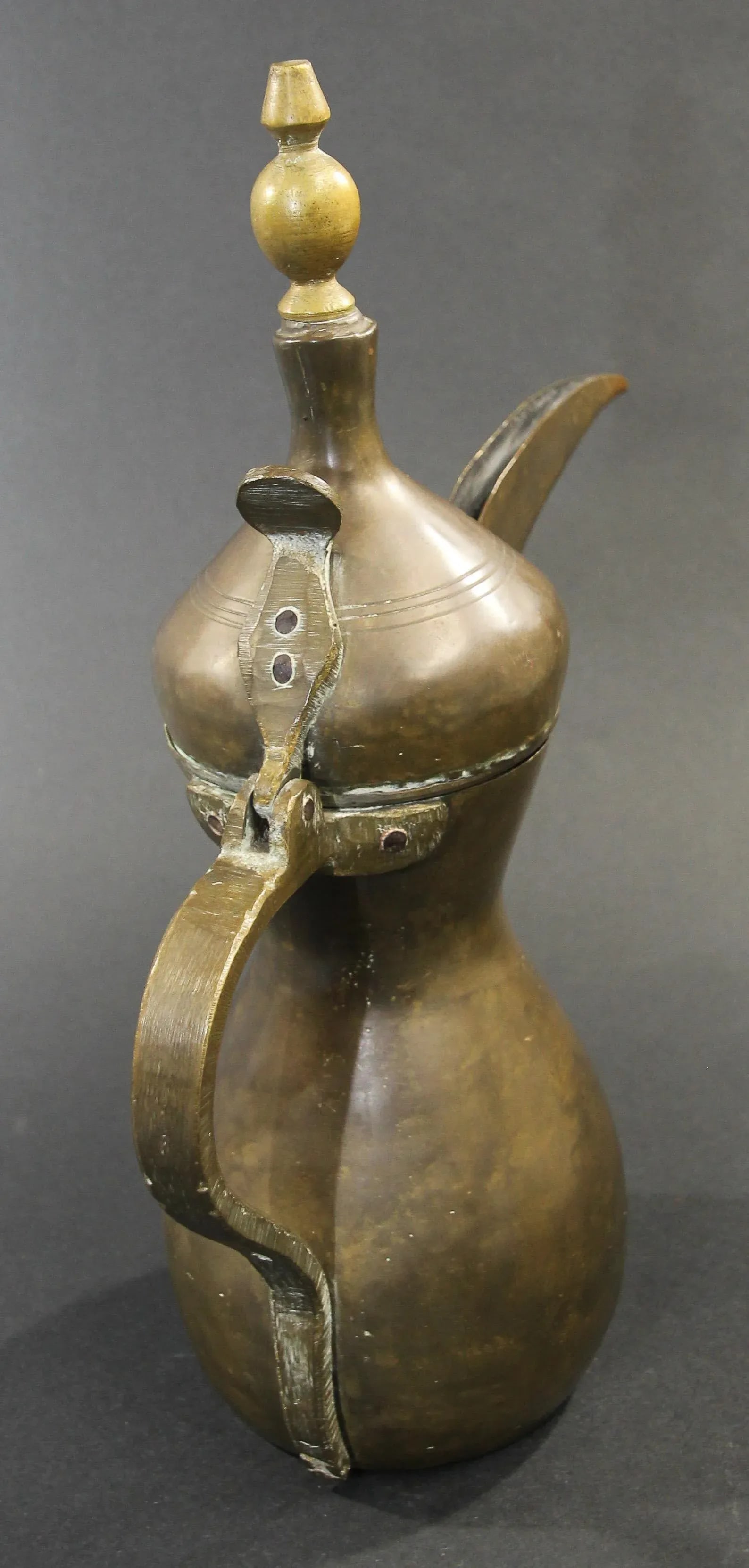 Middle Eastern Moorish Dallah Arabic Coffee Pot - 10