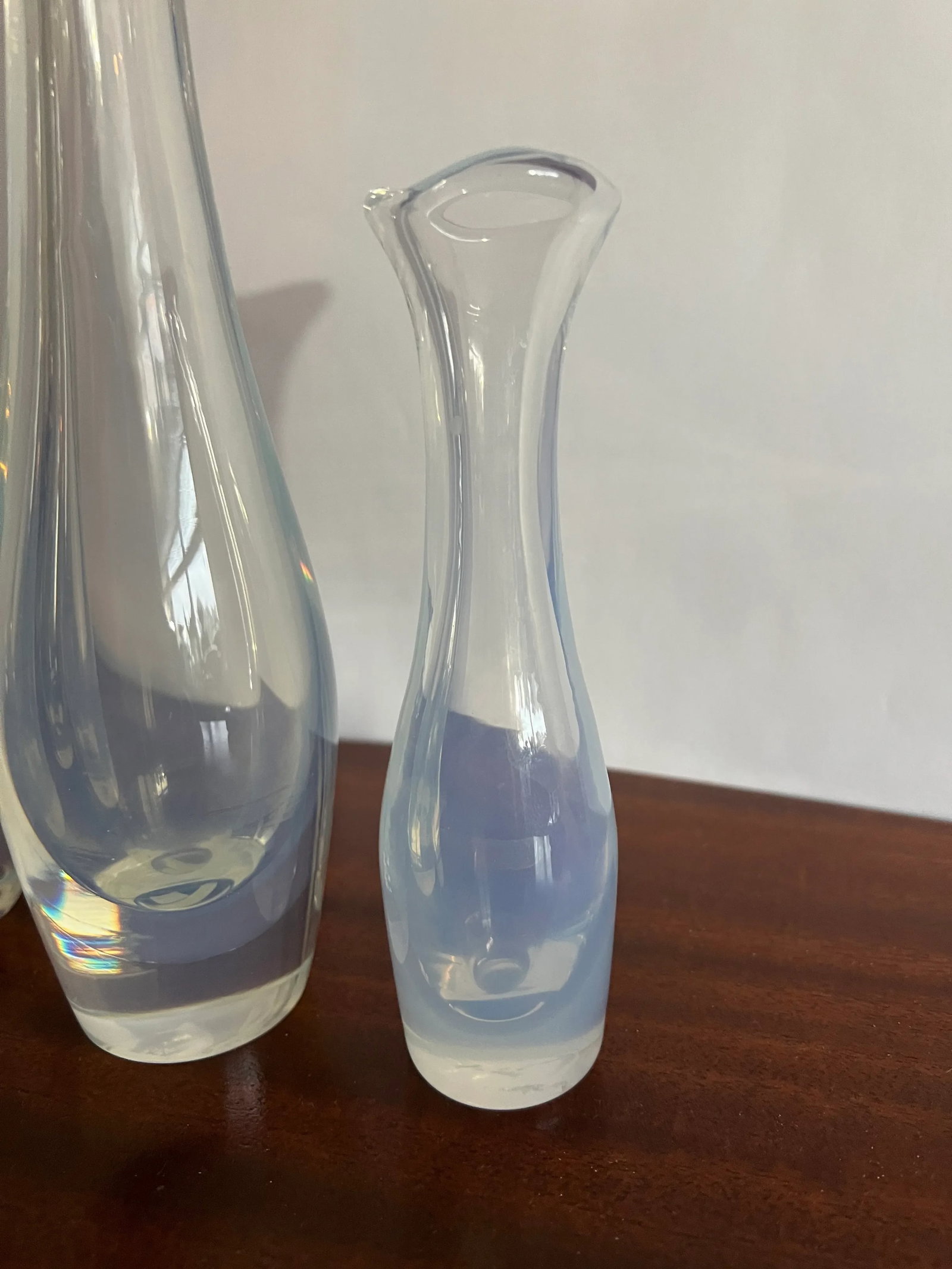 1950s Sven Palmqvist for Orrefors Opalescent Art Glass Bud Vases - Set of 4 - 5