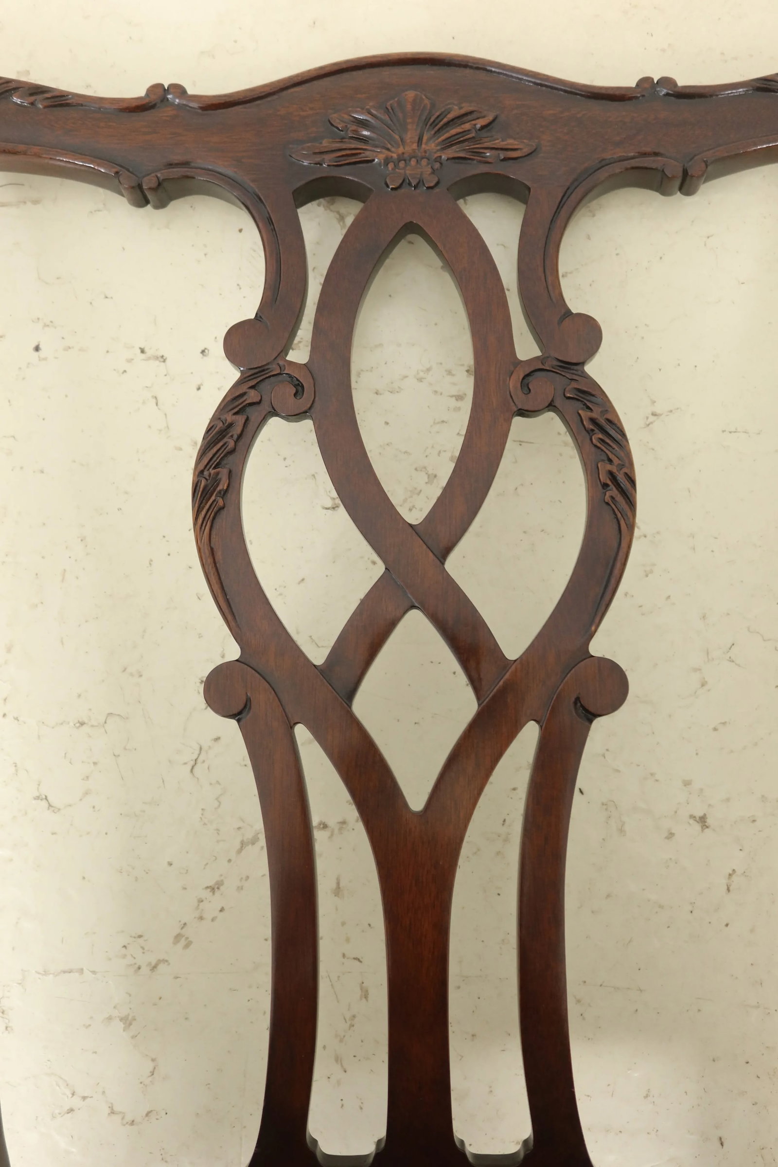 Set of 8 Kindel Oxford Mahogany Chippendale Armchairs - 10