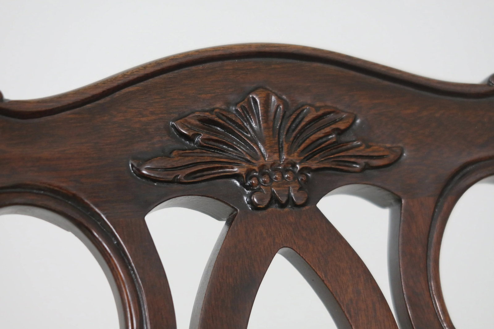 Set of 8 Kindel Oxford Mahogany Chippendale Armchairs - 4