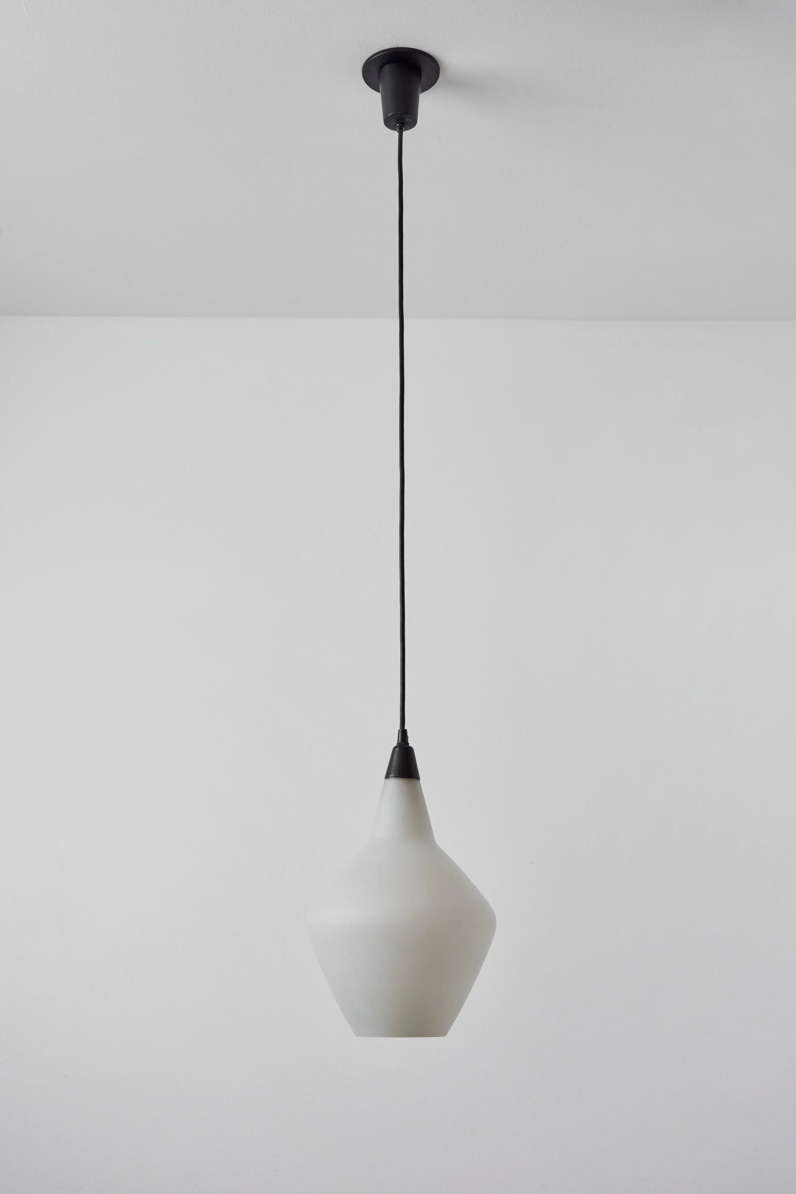 1950s Lisa Johansson-Pape Glass & Metal Ceiling Lamps - a Pair - 6