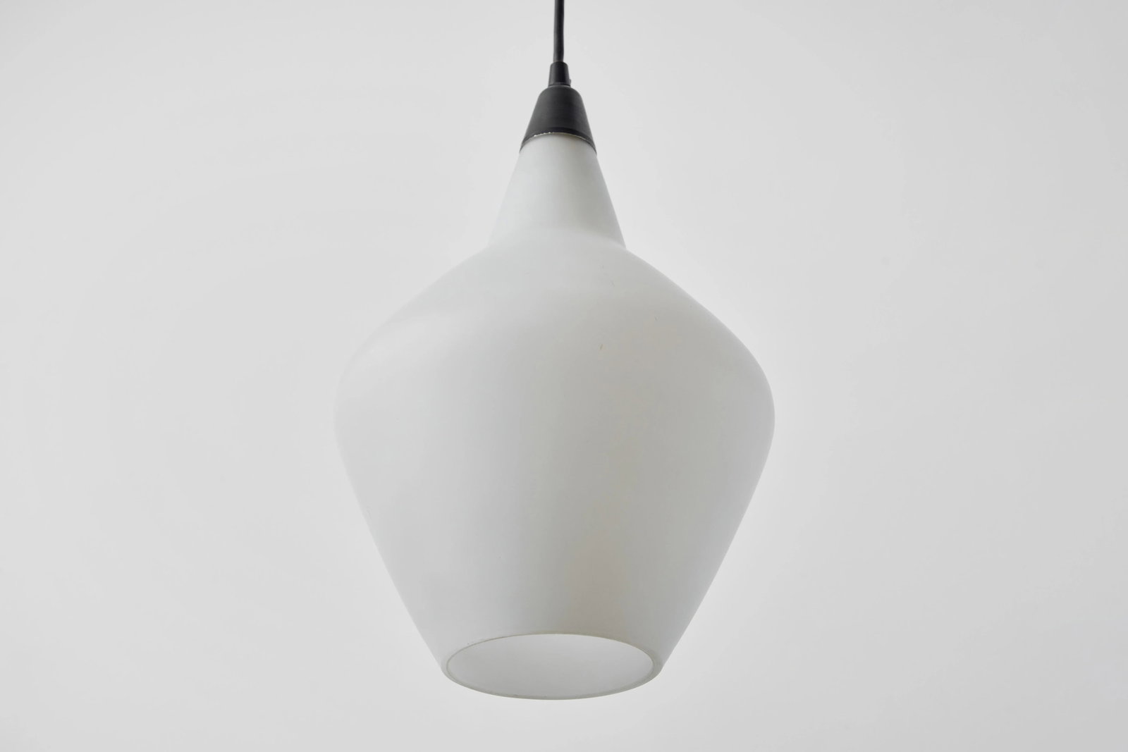 1950s Lisa Johansson-Pape Glass & Metal Ceiling Lamps - a Pair - 7