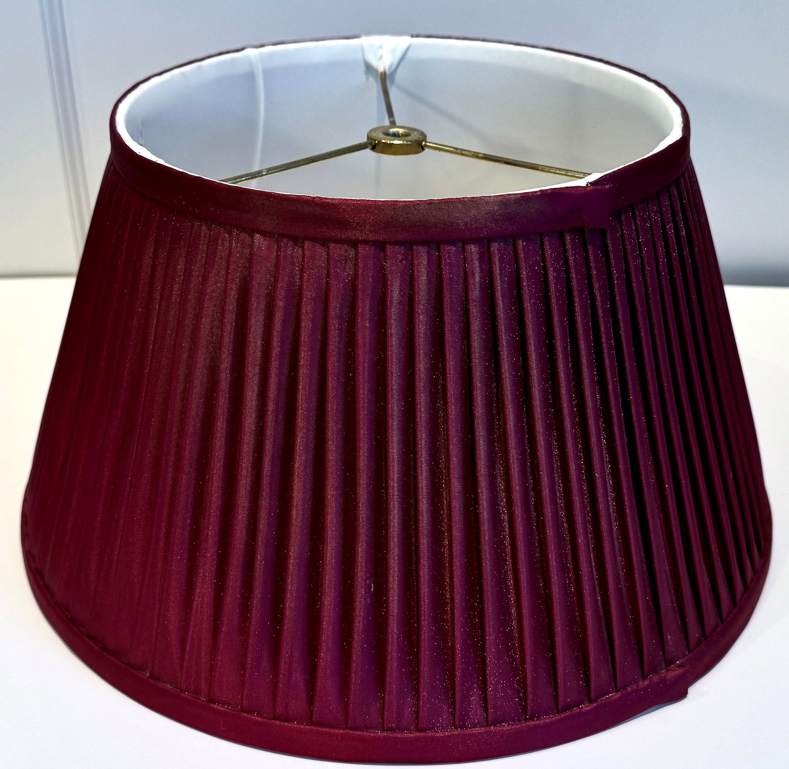 Hand Painted Ceramic Table Lamp, Bouillotte Style - 10