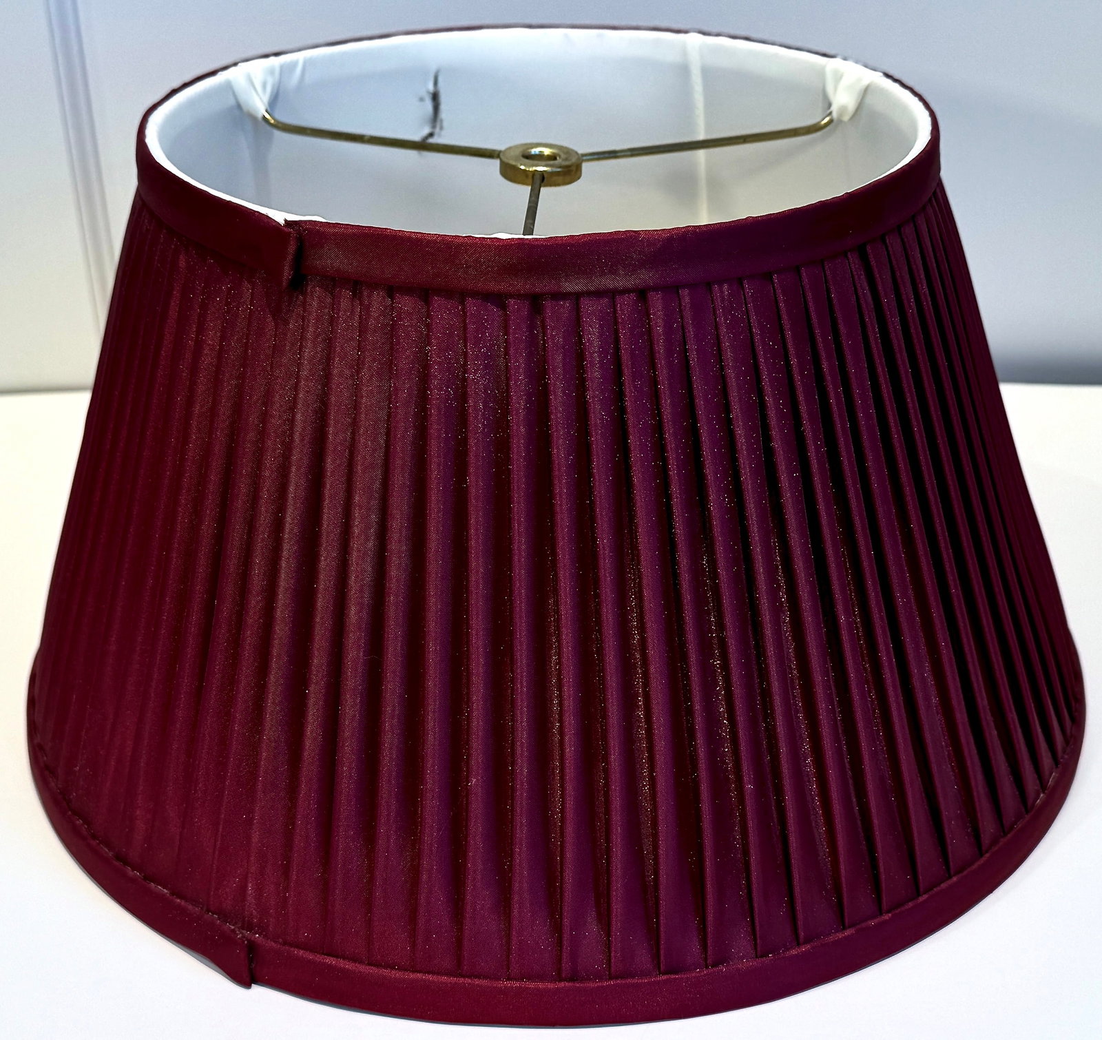 Hand Painted Ceramic Table Lamp, Bouillotte Style - 11