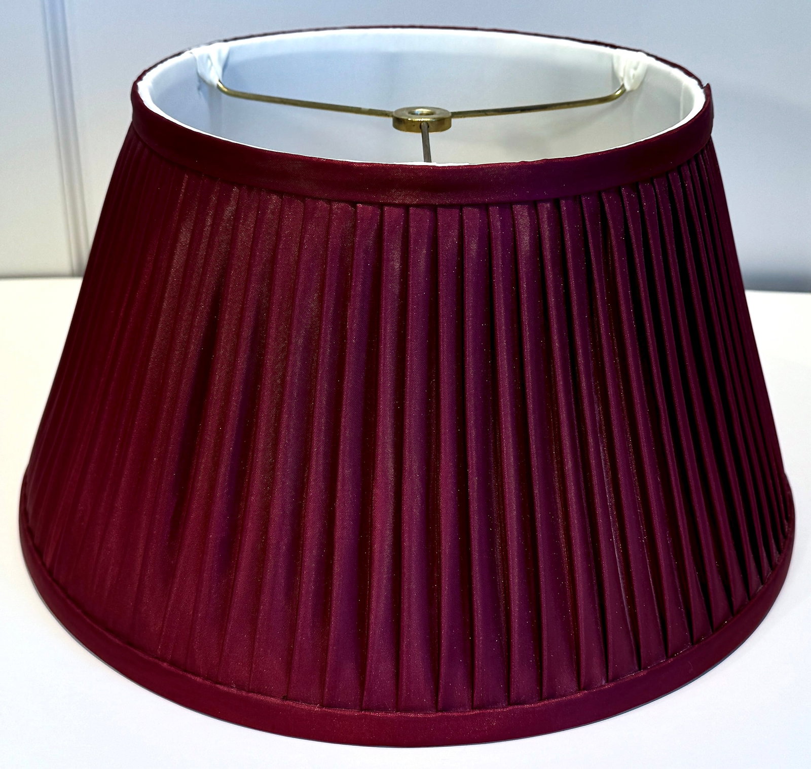 Hand Painted Ceramic Table Lamp, Bouillotte Style - 8