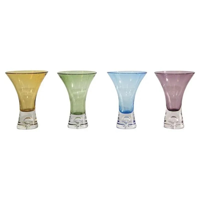 Vintage Drinking Liquor Shot Glasses- Set of 4 - 13