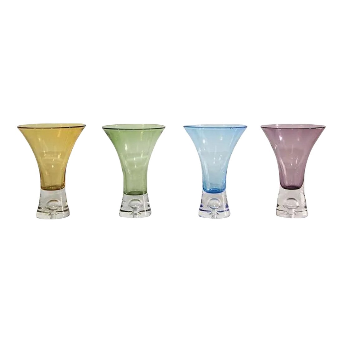 Vintage Drinking Liquor Shot Glasses- Set of 4 (1 of 13)