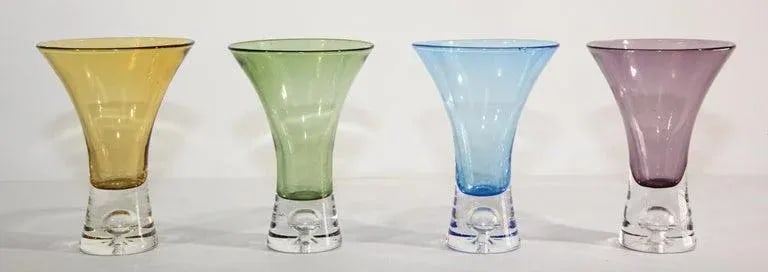 Vintage Drinking Liquor Shot Glasses- Set of 4 - 2