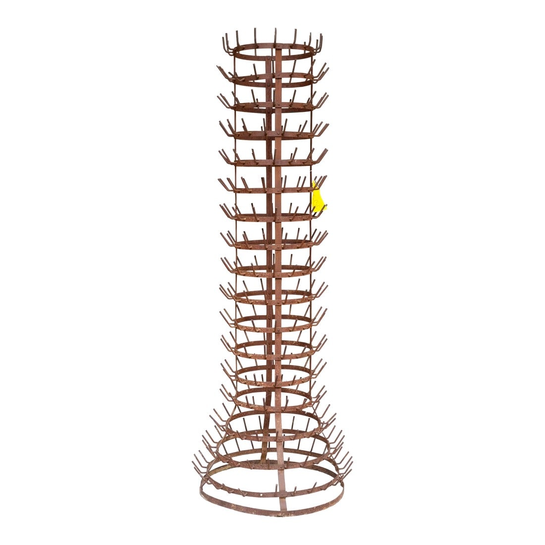 19th Century French Bottle Drying Rack: Late 19th century bottle drying rack from the Rhone Valley. Can be used decoratively or adapted. Condition: Alterations: Unknown Imperfections: Some Imperfections Condition Notes: wear consistent with
