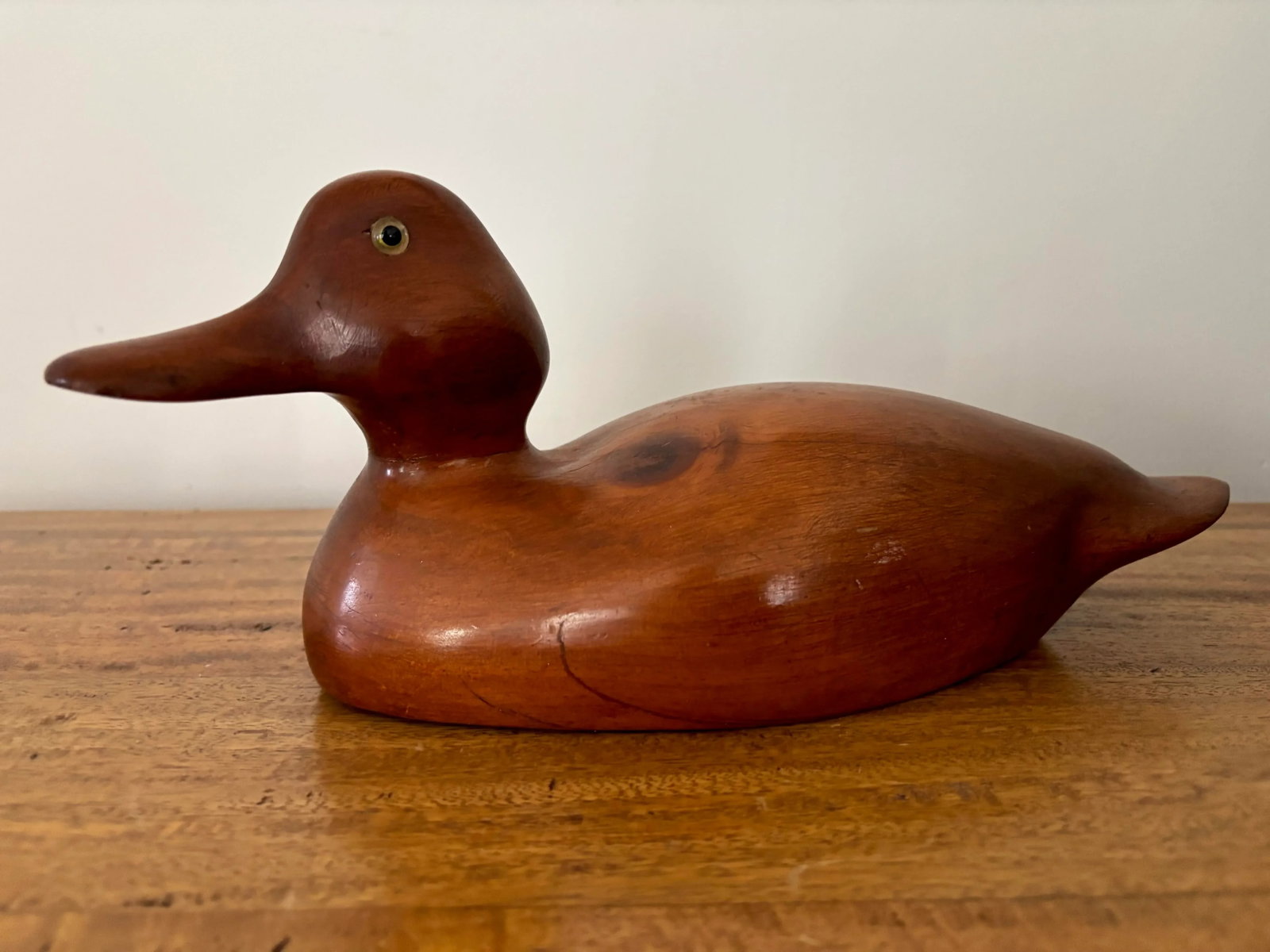 Vintage Hand Carved Duck Decoy - 10