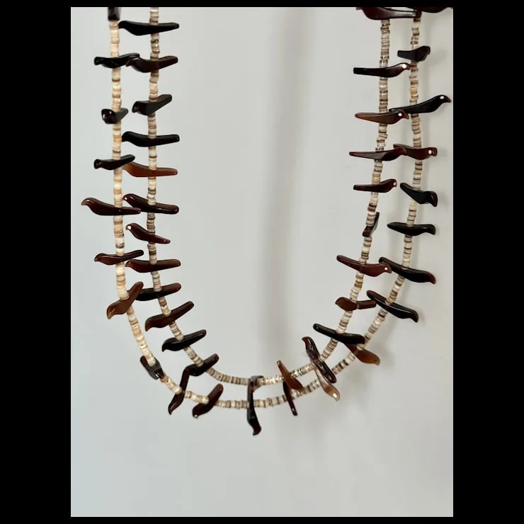 Vintage Native American Zuni Fetish Necklace - 2