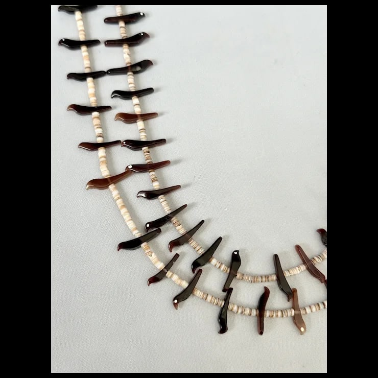 Vintage Native American Zuni Fetish Necklace - 7