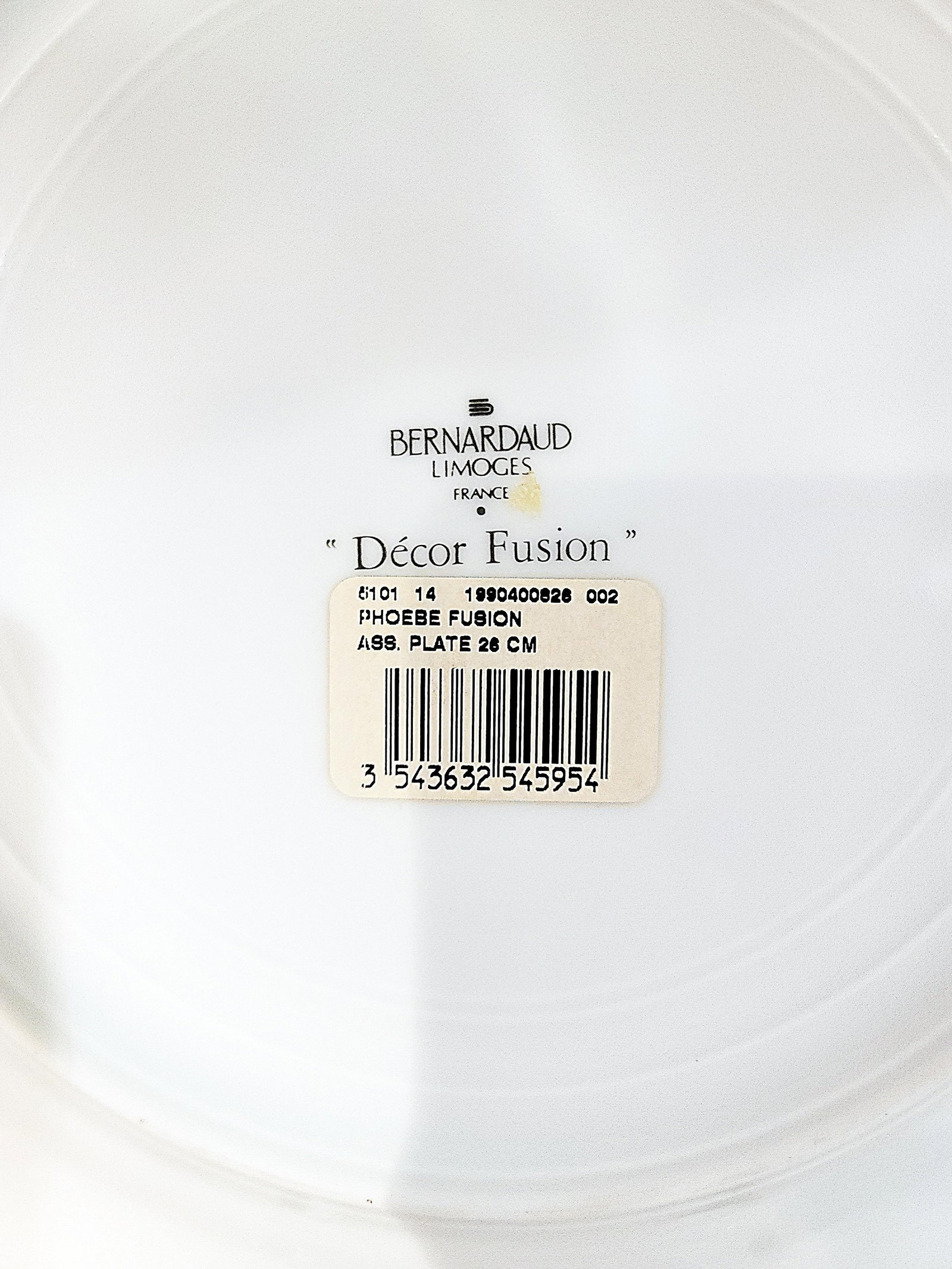 1990s Bernardaud Fusion Dinner Service Set for 6 - 18