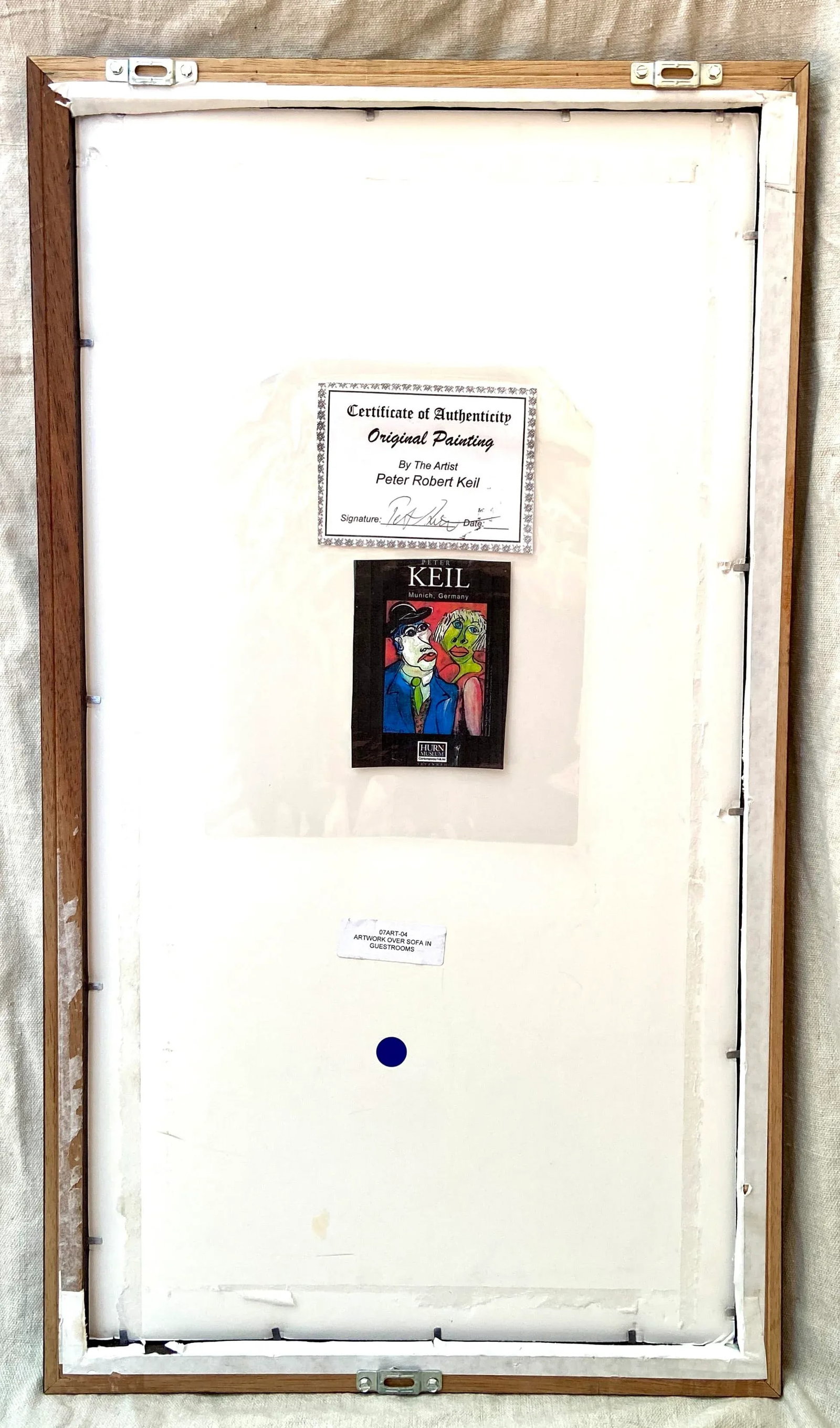 Peter Keil Abstract Painting, Framed - 5