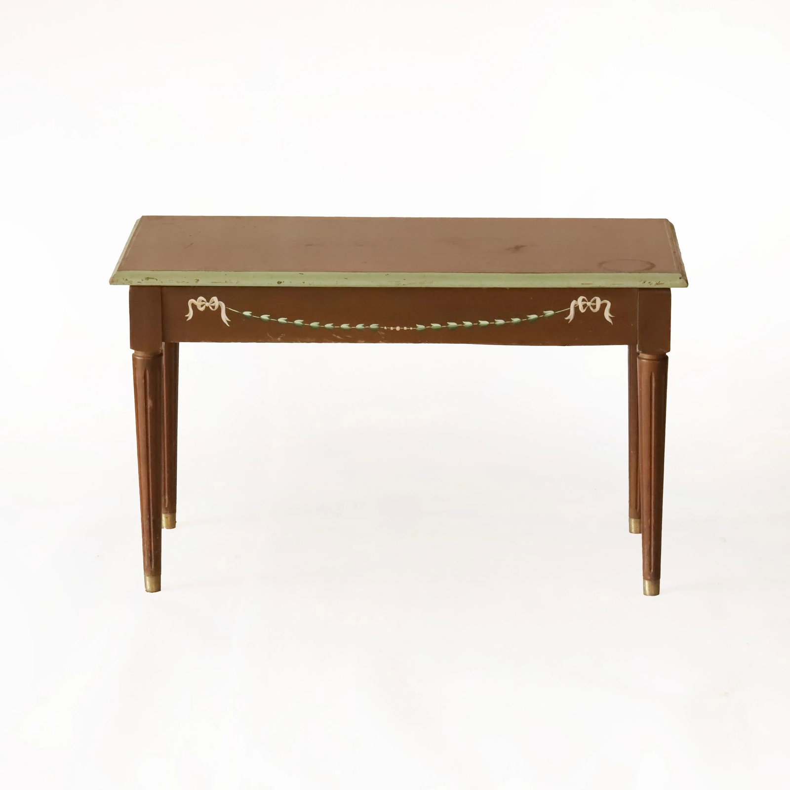 Vintage Piano Hand-Painted Floral Bench With Storage Box - 3