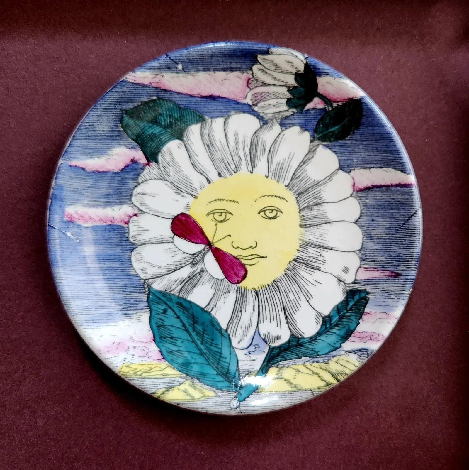 Piero Fornasetti Framed Set of Coasters, "12 Mesi, 12 Soli" Design. - 5