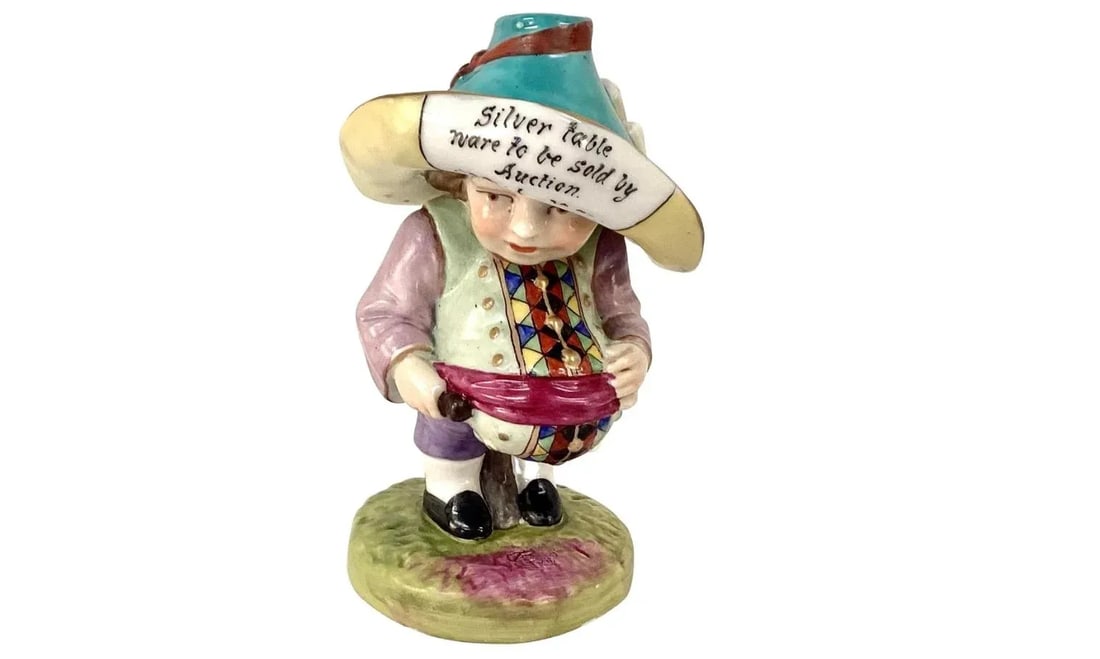 19th Century Derby Mansion House Dwarf Figurines, Set of 2 - 2