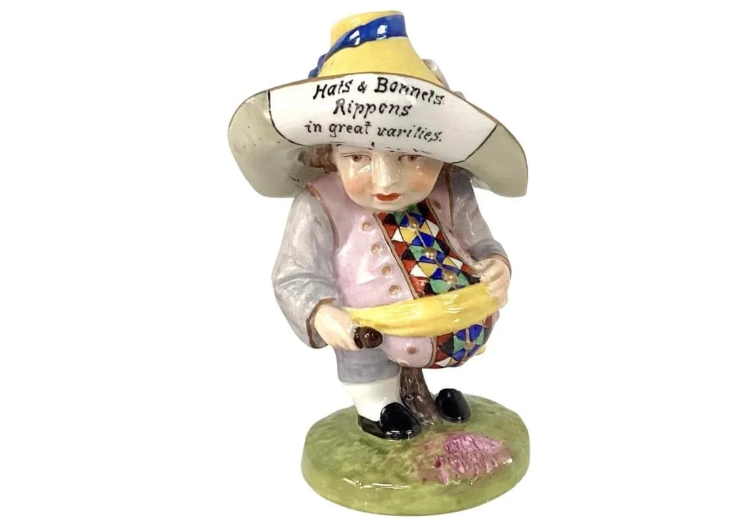 19th Century Derby Mansion House Dwarf Figurines, Set of 2 - 3