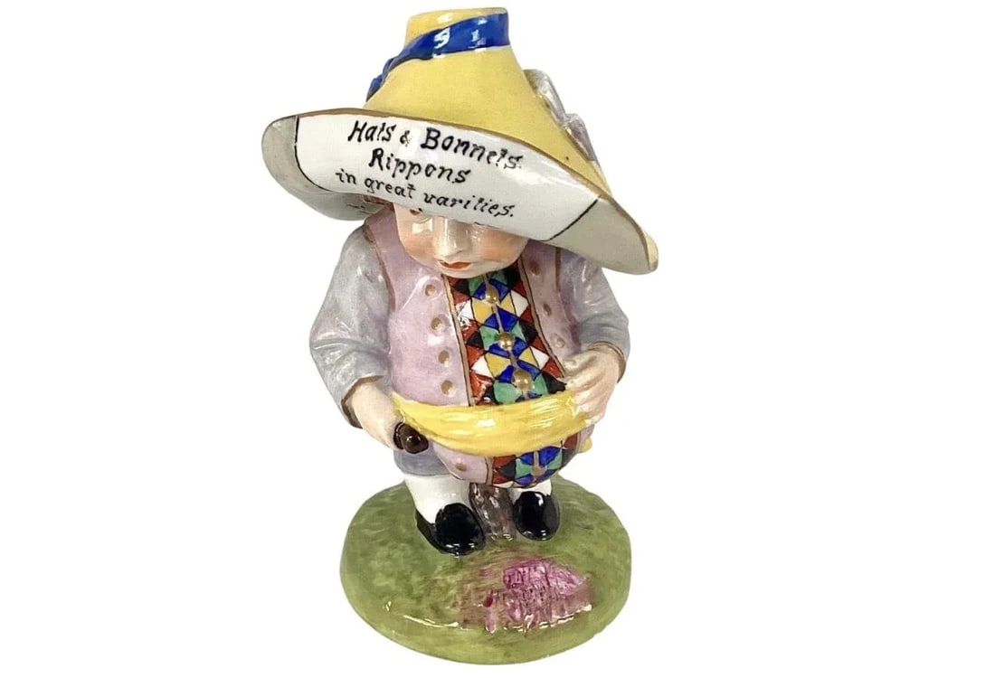 19th Century Derby Mansion House Dwarf Figurines, Set of 2 - 6
