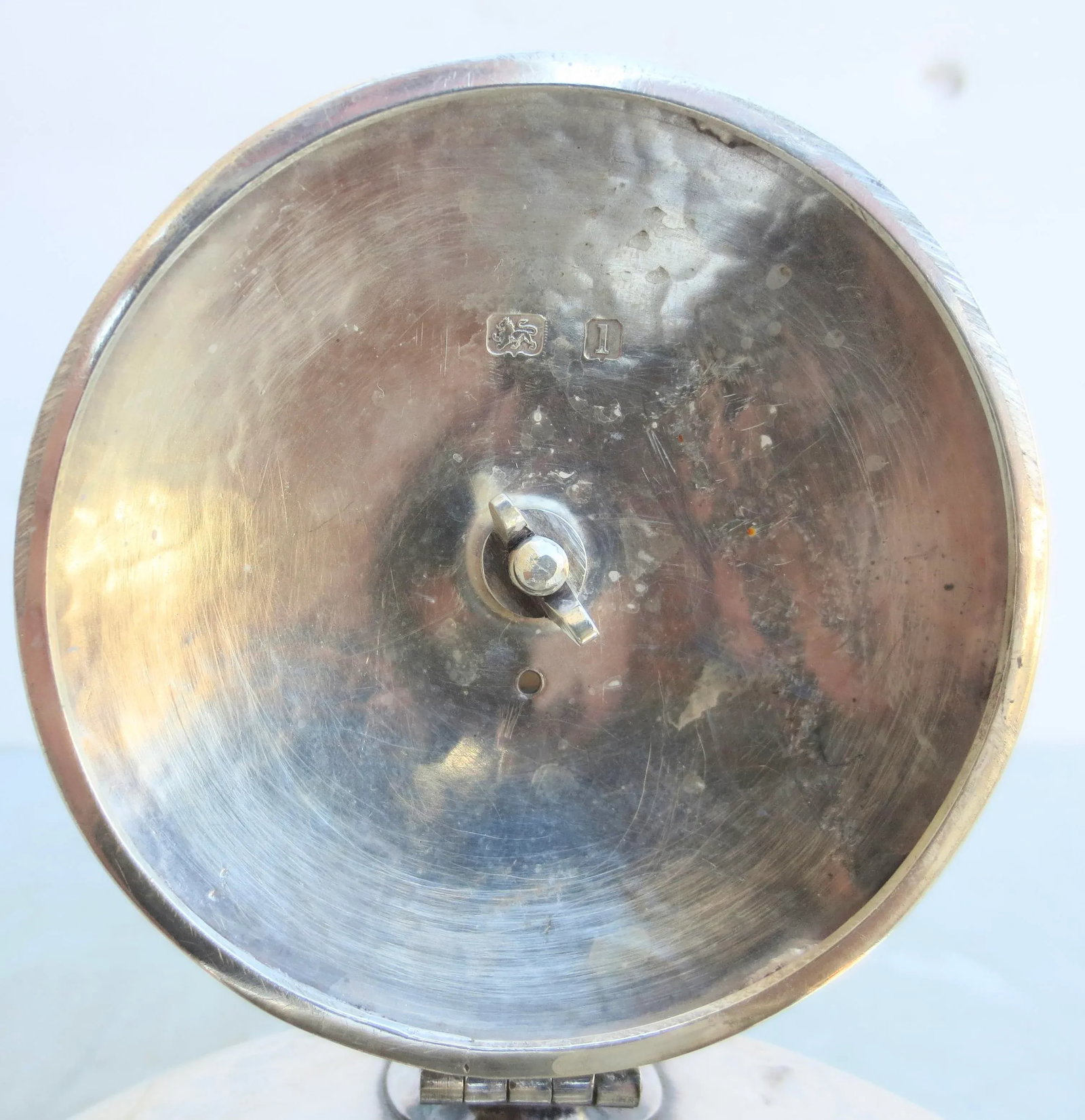 Antique Arts and Crafts Sterling Silver Tea Pot Circa 1910 - 7