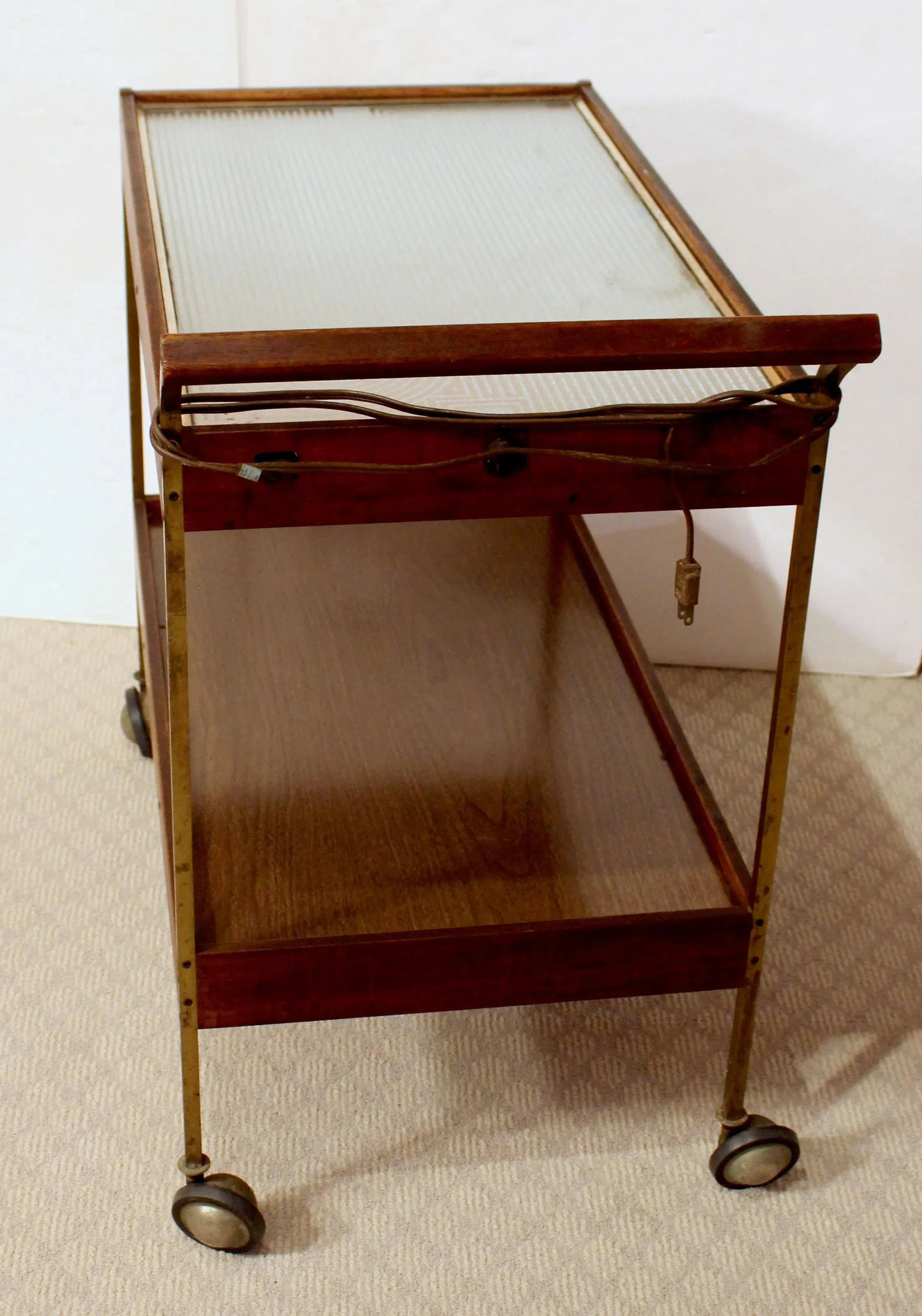 Circa 1950s-60s Salton "Hot Tray" Serving Trolley, American - 2