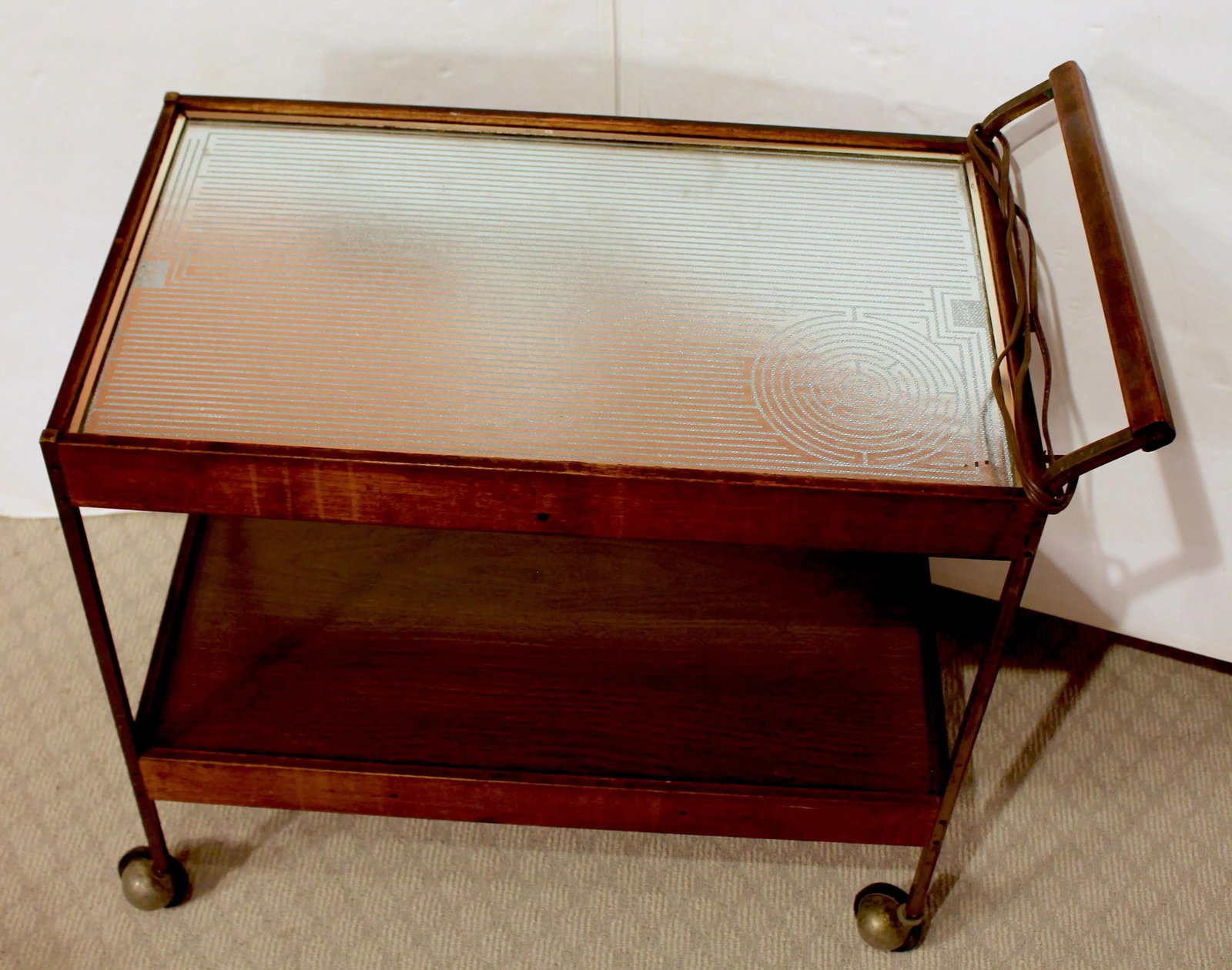 Circa 1950s-60s Salton "Hot Tray" Serving Trolley, American - 3