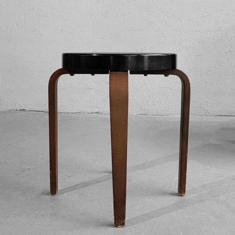 1950s Bentwood Bakelite Stacking Stool by Thonet - 4