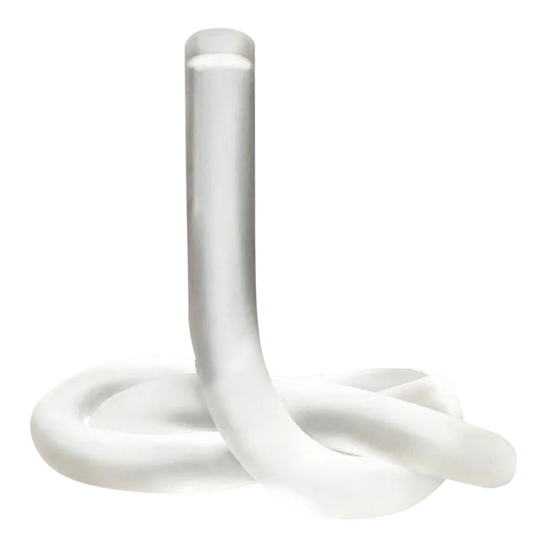 Midcentury Dorothy Thorpe Frosted Lucite Wreathed Pretzel Candelabra 1950s: Midcentury Sculptural Dorothy Thorpe frosted Lucite wreathed pretzel candelabra 1950s. Gorgeous, substantial piece. Condition: Alterations: Original Condition Unaltered Imperfections: Some