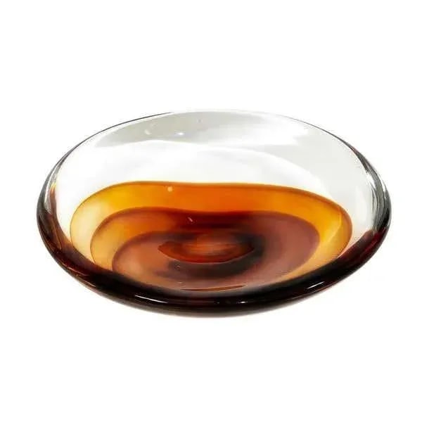 Mid 20th Century Antonio Da Ros for Cenedese, Sommerso Murano Art Glass Bowl, Vide-Poche, Amber - 8