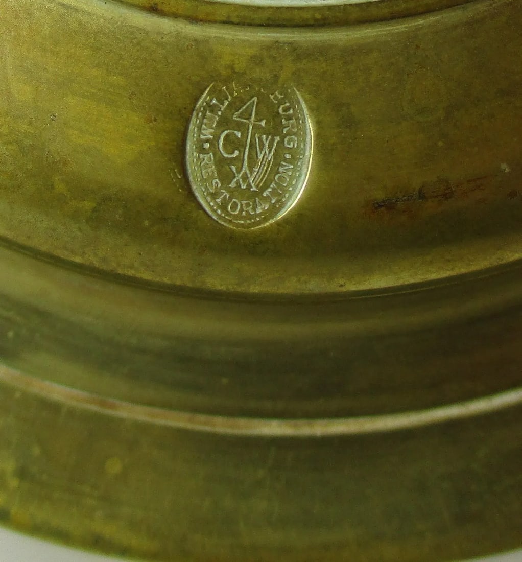 Late 20th Century Williamsburg Restoration Virginia Metalcrafters Brass Candlesticks - a Pair - 10
