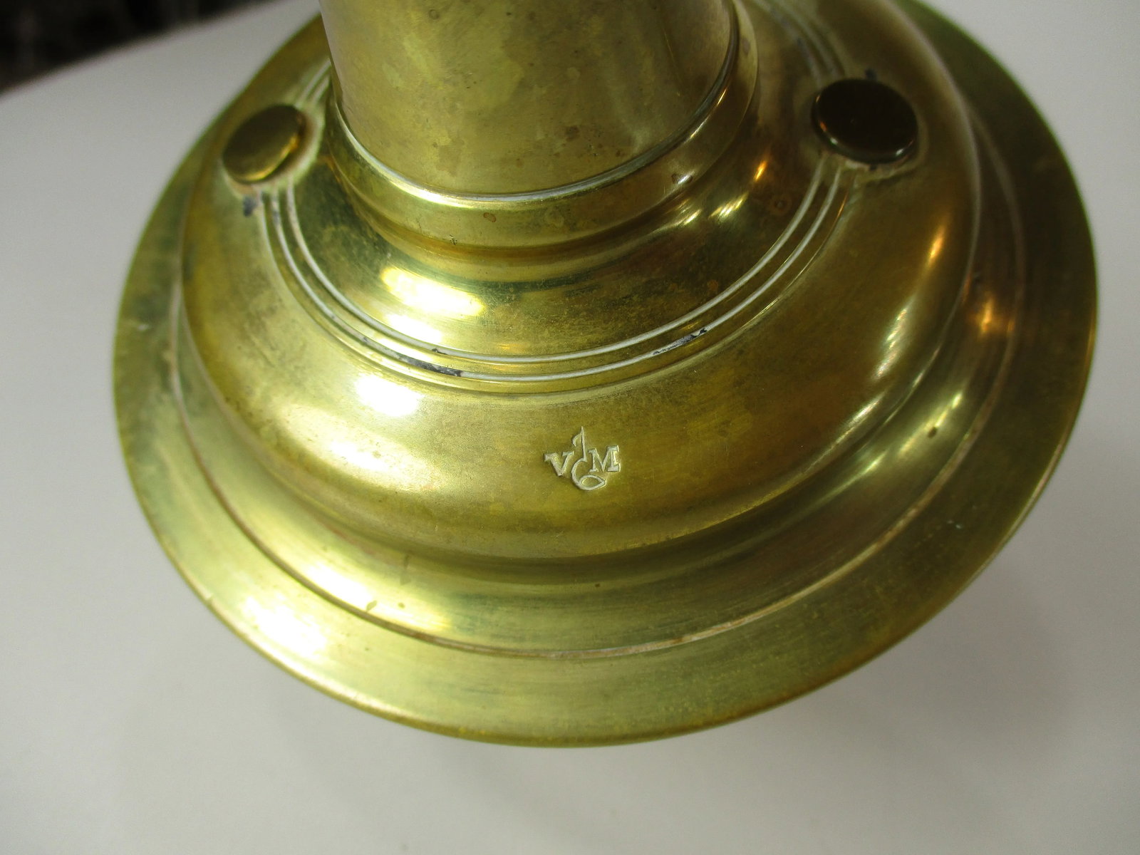 Late 20th Century Williamsburg Restoration Virginia Metalcrafters Brass Candlesticks - a Pair - 11